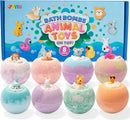 Bath Bombs for Kids with Animal Toys