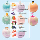 Bath Bombs for Kids with Animal Toys