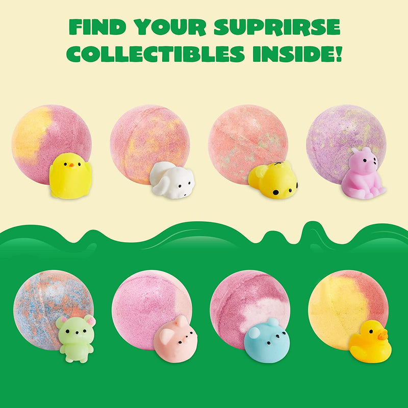 Bath Bombs for Kids with Mochi Squishy