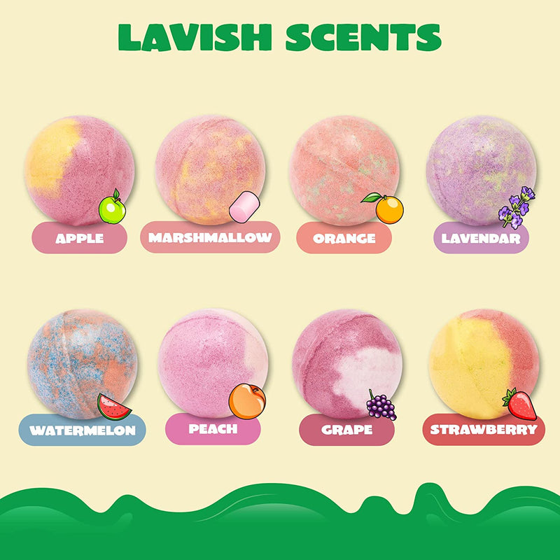 Bath Bombs for Kids with Mochi Squishy Toy