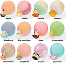 Bath Bombs with Bird Toys