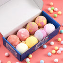 Bath Bombs with Glitter Mochi Squishy