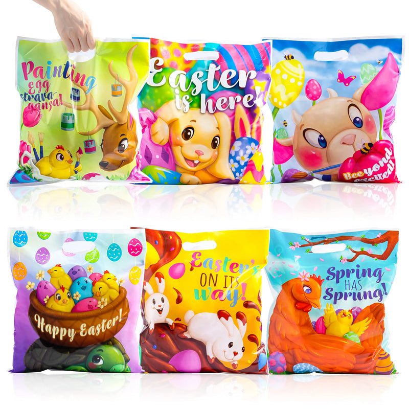 72Pcs Big Size PE Bags with 6 Designs