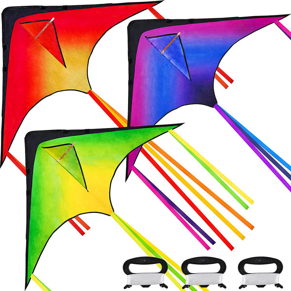 BigDeltaKite_Red_Green_Purple_