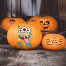 Characters Face Pumpkin Stickers