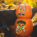 Characters Face Pumpkin Stickers