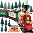 Christmas Electric Train Set with Elf Handcar