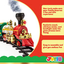 Christmas Electric Train Set with Elf Handcar