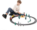 Christmas Electric Train Set with Lights & Sounds(Large)