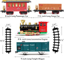 Christmas Electric Train Set with Miniatures
