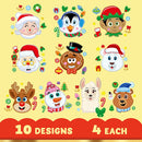 Christmas Make a Face - Head Only