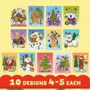 Christmas Mini Coloring Booklets, 48 Pack