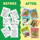 Christmas Mini Coloring Booklets, 48 Pack