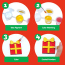 Christmas Wood Magnets Painting Kit, 14 Pcs