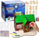Christmas Wooden House Painting Craft Kits