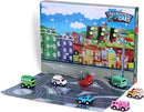 Christmas pull back city car advent calendar, 24 Pcs