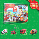 Christmas pull back city car advent calendar, 24 Pcs