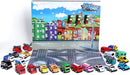 Christmas pull back city car advent calendar, 24 Pcs