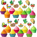 Cinco De Mayo Cupcake Topper, 72 Pcs