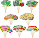 Cinco De Mayo Cupcake Topper, 72 Pcs