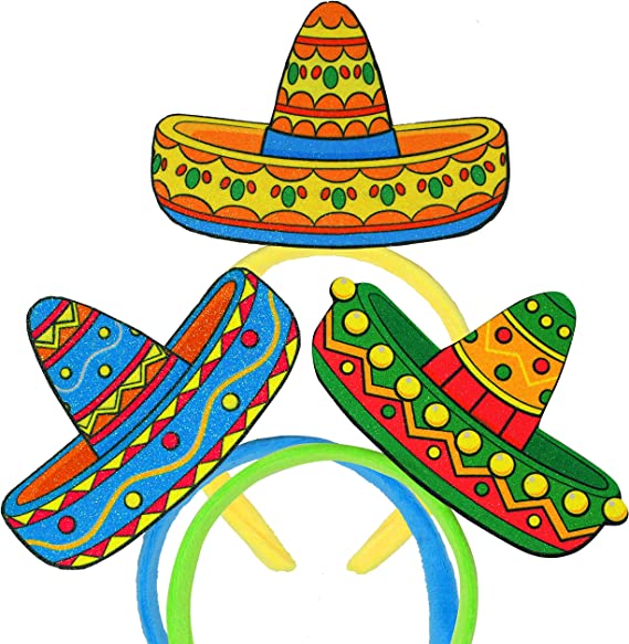 Cinco De Mayo Fiesta Sombrero Headbands