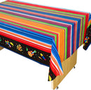 Cinco De Mayo Print Plastic Tablecover Black Style, 4 Pcs