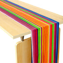 Cinco De Mayo Print Plastic Tablecover Black Style, 4 Pcs