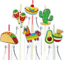 Cinco De Mayo Striped Straws