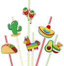 Cinco De Mayo Striped Straws
