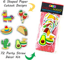 Cinco De Mayo Striped Straws