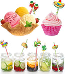 Cinco De Mayo Striped Straws