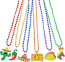 Cinco de Mayo Fiesta Necklaces Bead, 12 Pieces