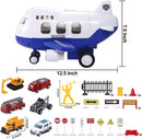 City Hero Friction Powered Transport Cargo Airplane Toy