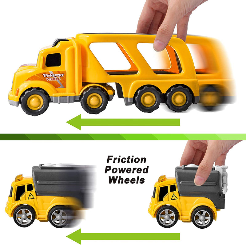 Construction Transport Carrier Truck Diecast Vehicle Toys