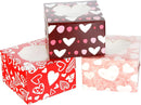 24Pcs Valentines Day Cupcake Bakery Treat Boxes