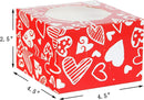 24Pcs Valentines Day Cupcake Bakery Treat Boxes