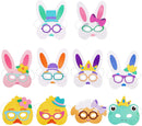 10Pcs DIY Easter Bunny Mask Craft Kit