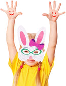 10Pcs DIY Easter Bunny Mask Craft Kit