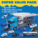 Die-cast Police Patrol Rescue Truck