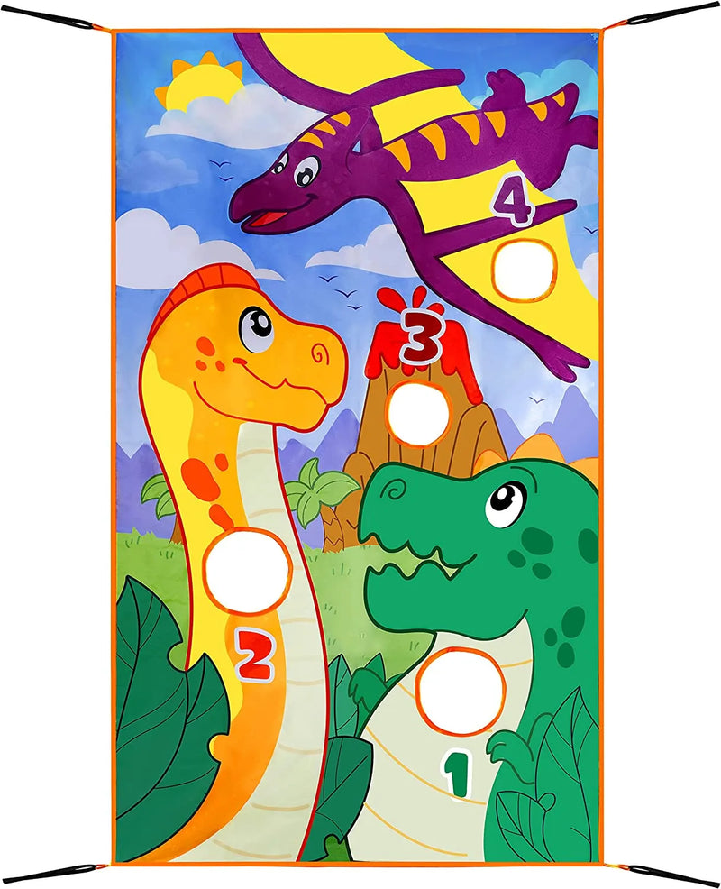 Dinosaur Toss Games Banner Set
