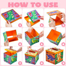 Dinosaur Valentines Mailbox and Cards Set