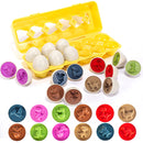 12Pcs Dinosaur Egg Matching Set