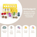 12Pcs Dinosaur Egg Matching Set