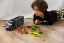Dinosaur Transport Car Carrier Truck with 6 Pcs Dinosaur and 4 Pcs Cars