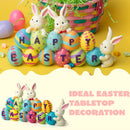 Easter Bunny Carrot Resin Centerpiece Decor