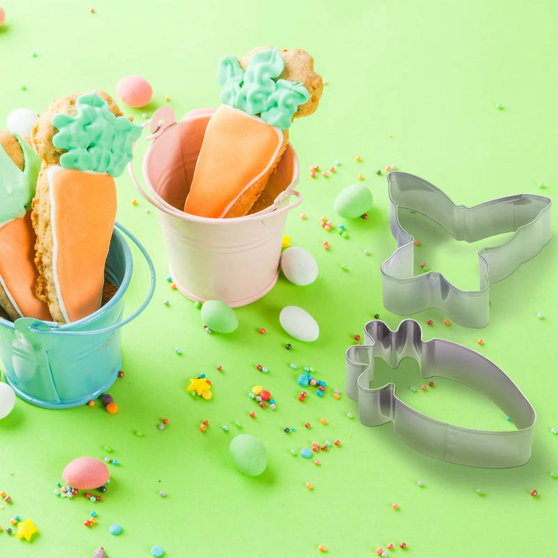 12Pcs Easter Bunny Cookie Cutters Set