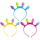 3Pcs Easter Egg LED Light Up Headbands
