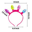 3Pcs Easter Egg LED Light Up Headbands
