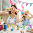 3Pcs Easter Egg Necklaces