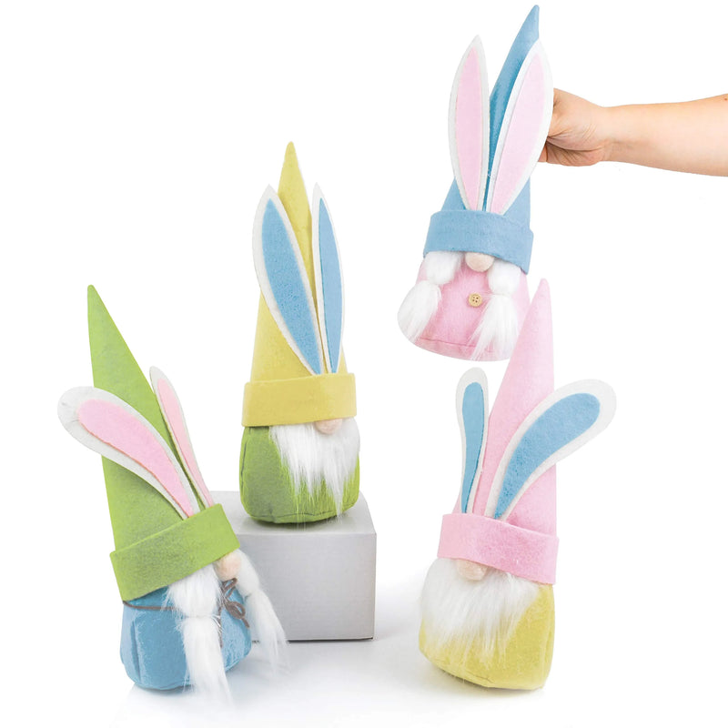 4Pcs Easter Gnome Faceless Plush Bunny
